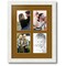 ArtToFrames Collage Photo Picture Frame with 4 - 4x6 inch Openings, Framed in White with Over 62 Mat Color Options and Regular Glass (CSM-3966-2)